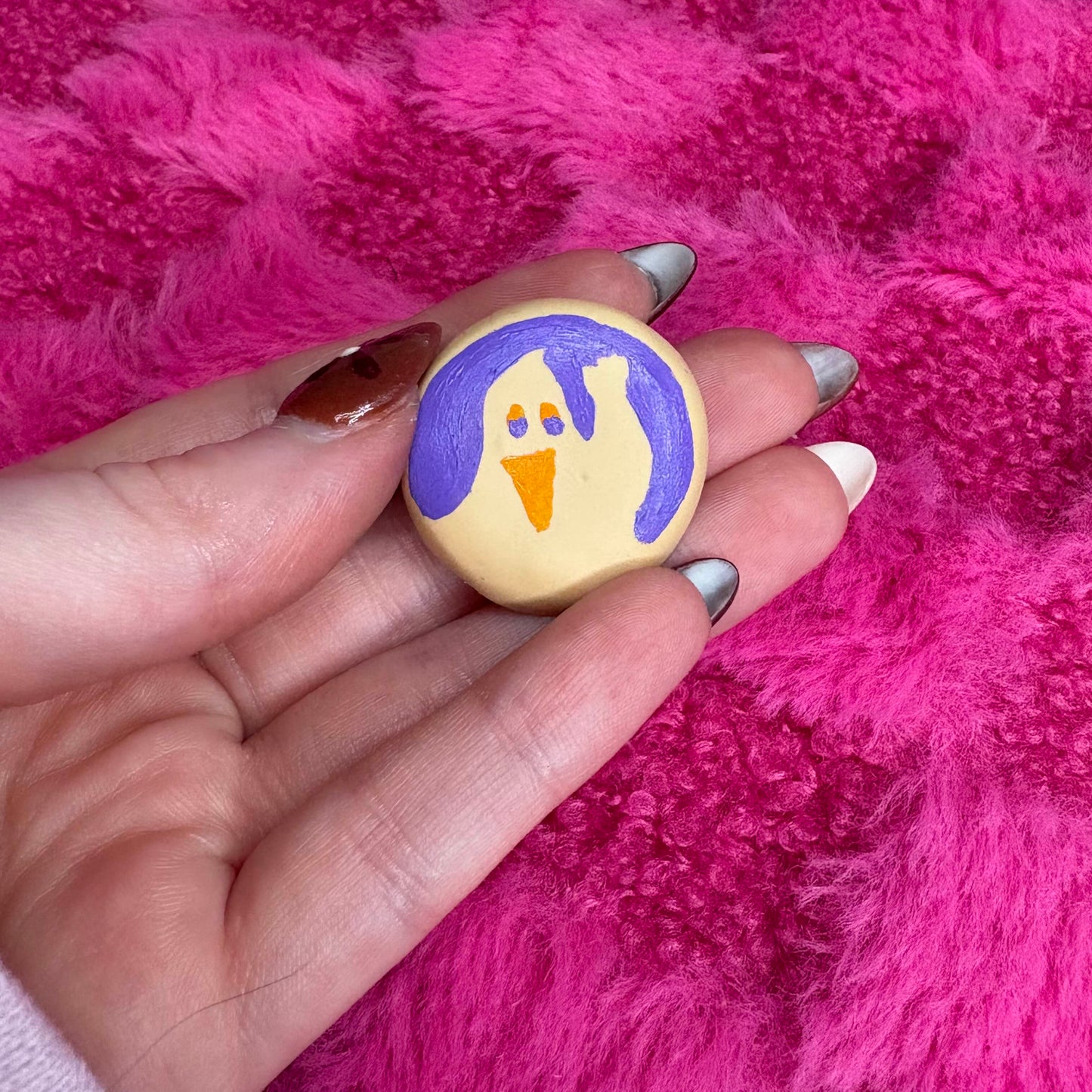 Ghost Sugar Cookie Magnet