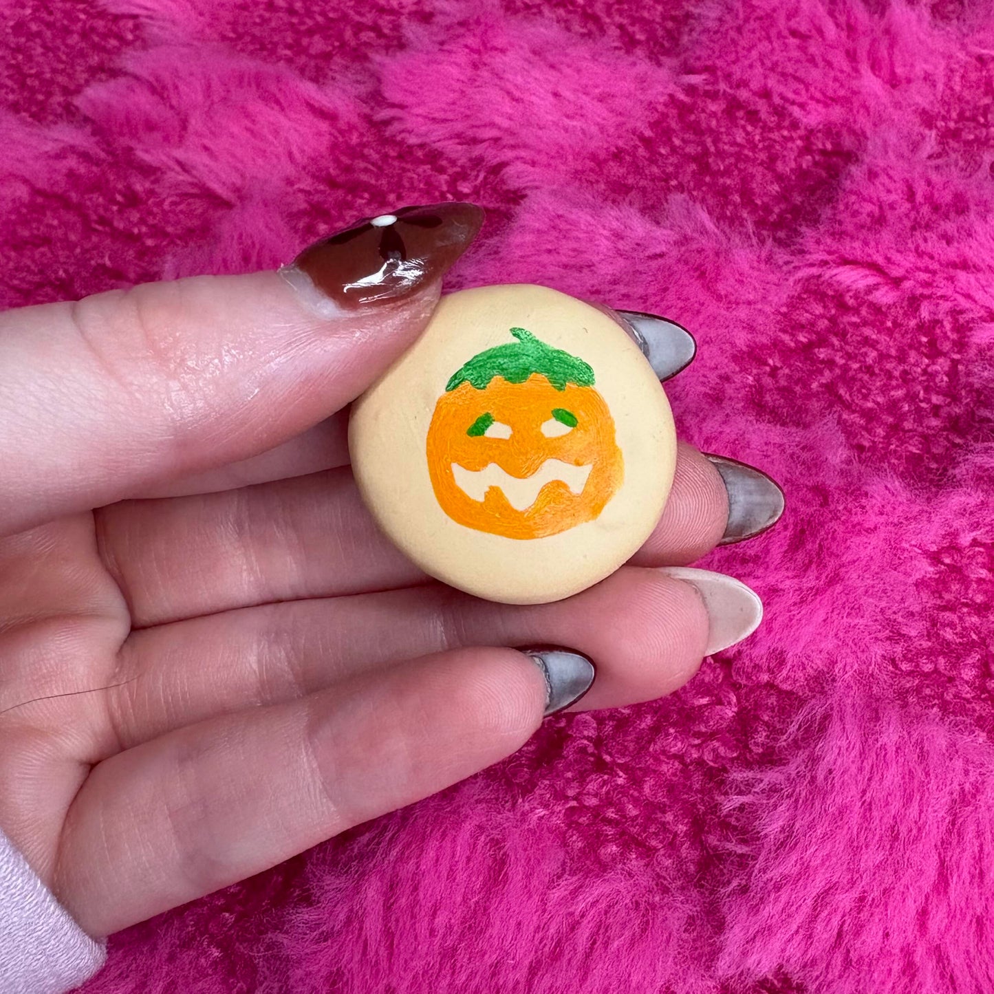 Jack O' Lantern Sugar Cookie Magnet