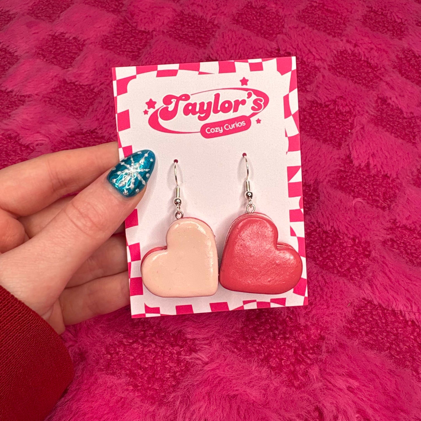 Heart Macaron Earrings