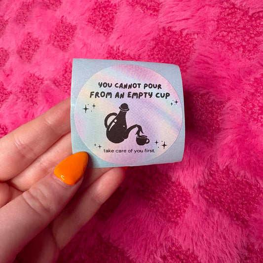 Fill Your Cup Sticker