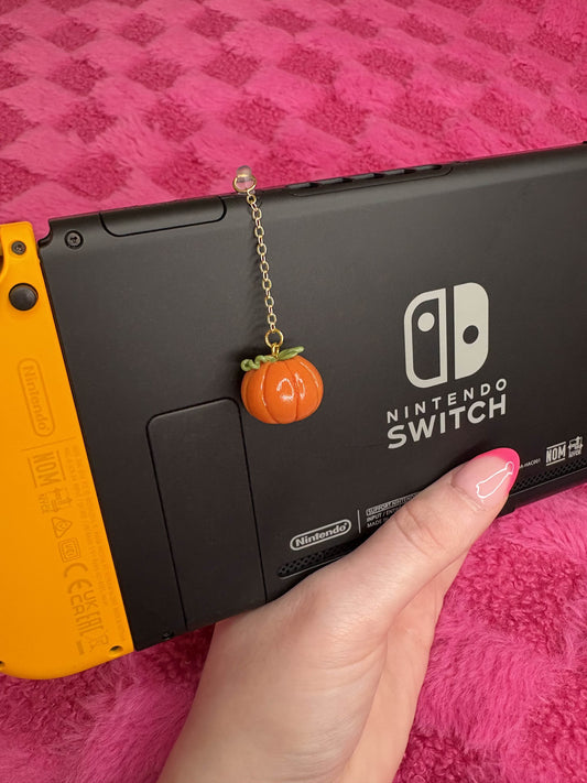 Orange Pumpkin Switch Charm