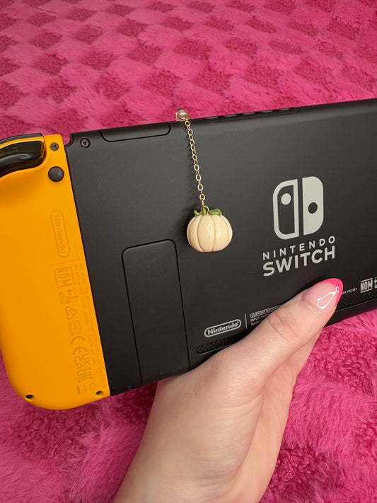 White Pumpkin Switch Charm