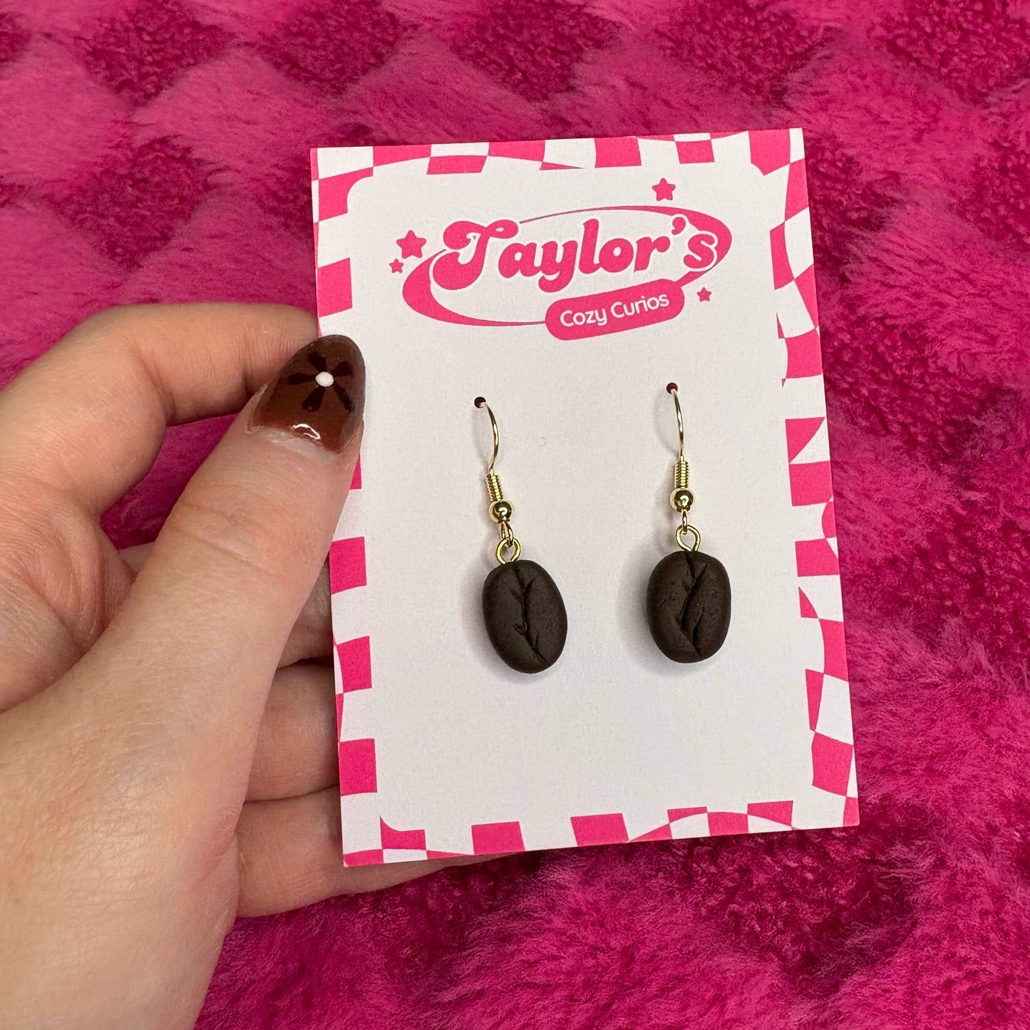 Coffee Bean Earrings