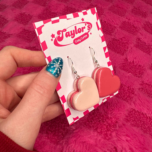 Heart Macaron Earrings